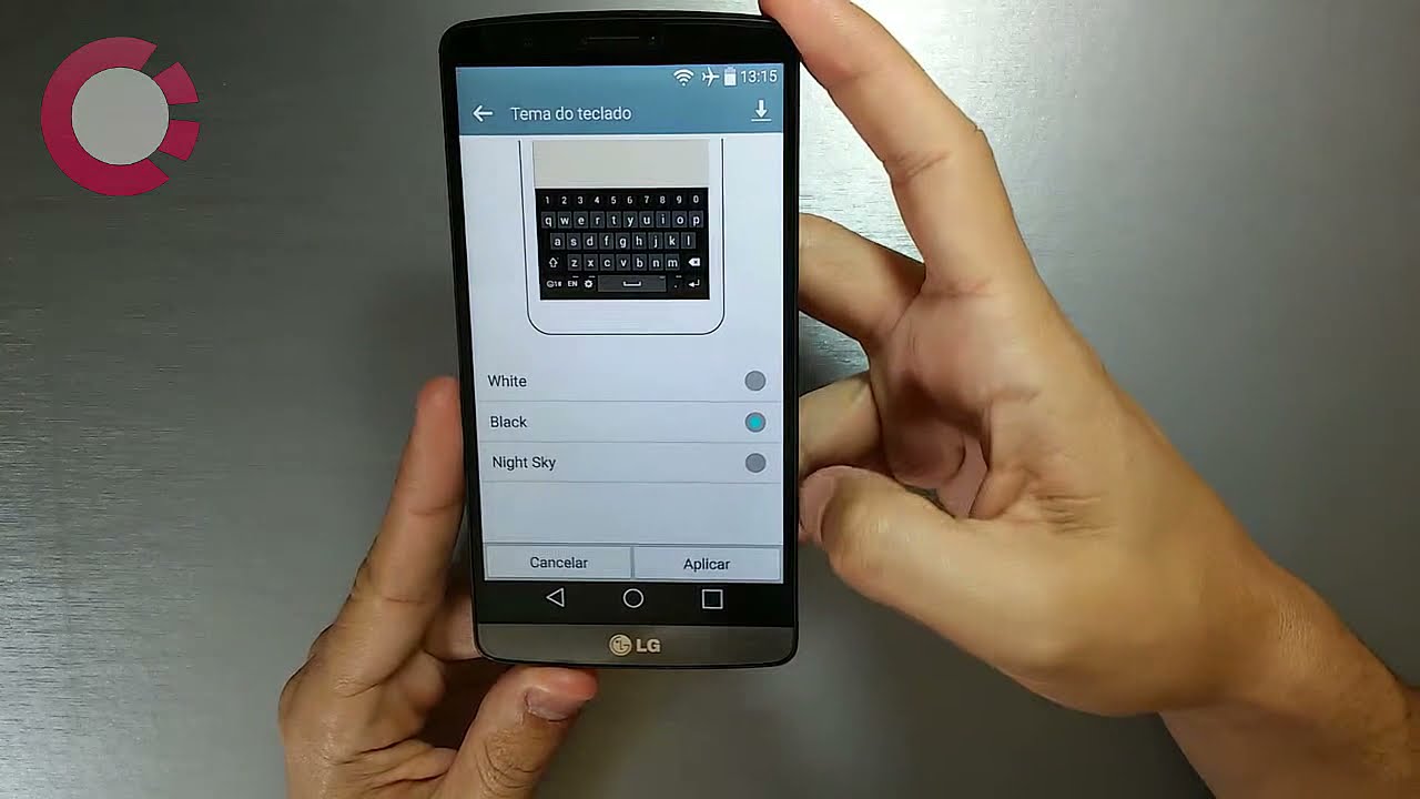 Como Personalizar o TECLADO em LG Antigo