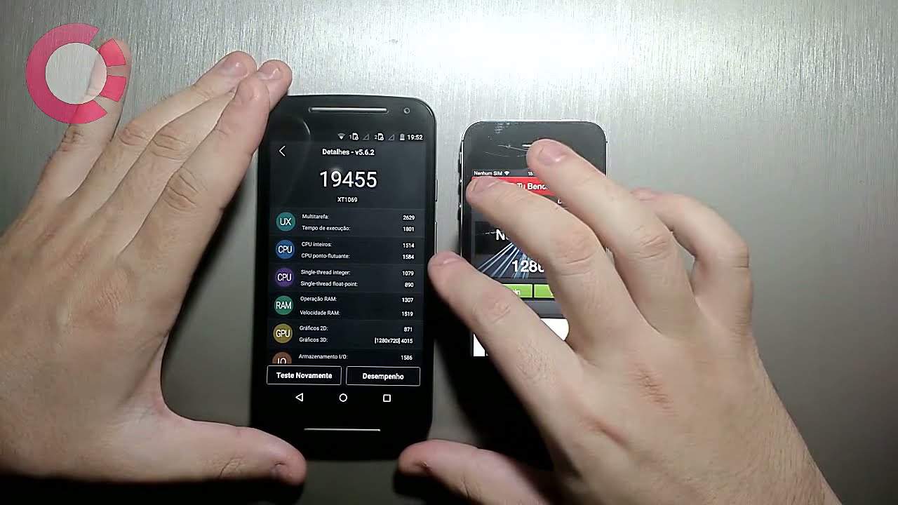 Motorola Moto G2 vs IPhone 4S – DUELO ANTUTU BENCHMARK 🚀