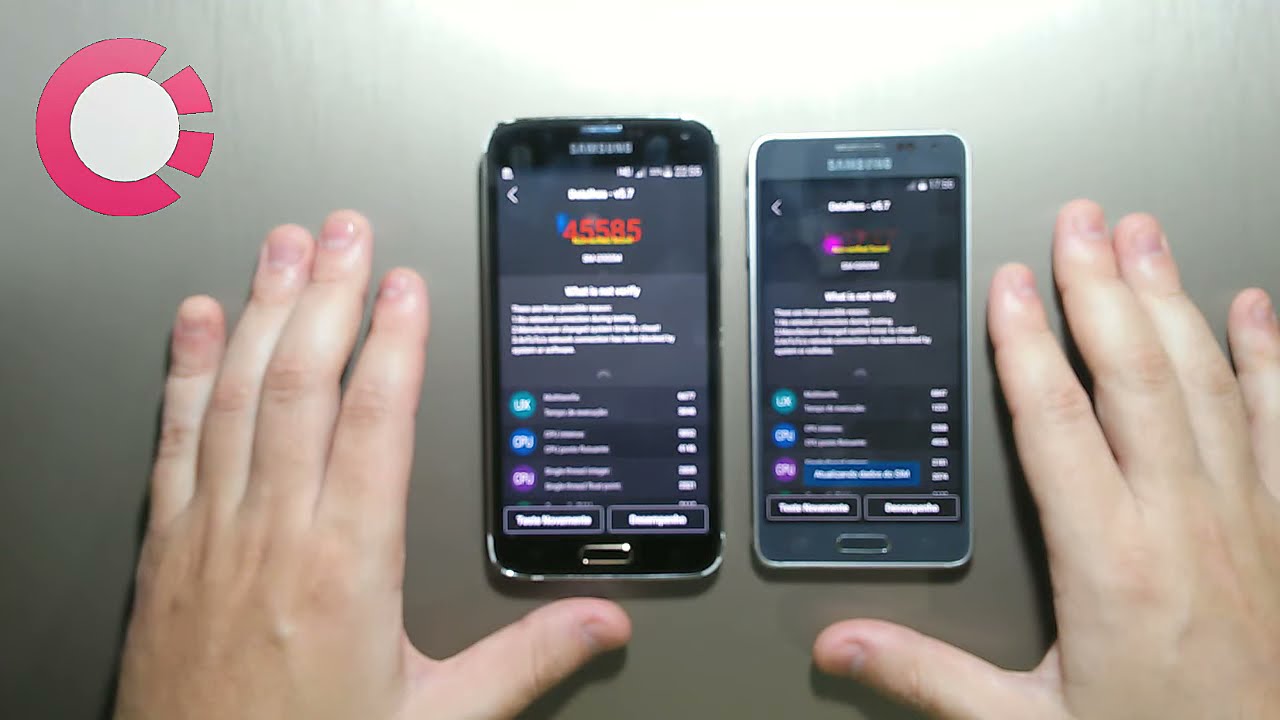 Samsung Galaxy S5 vs Samsung Galaxy Alpha – DUELO ANTUTU BENCHMARK 🚀