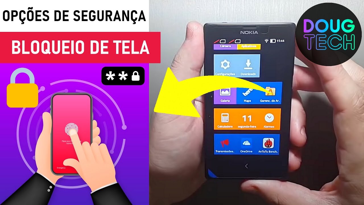 Como Colocar SENHA no Nokia X