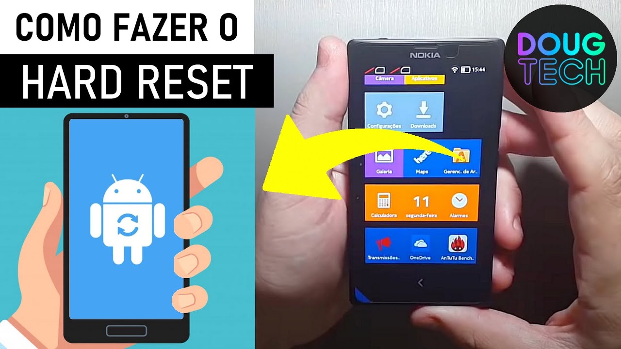 Como Fazer o HARD RESET no Nokia X (APAGAR TUDO)