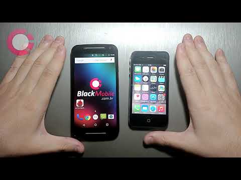 Motorola Moto G2 vs IPhone 4s / Comparativo Rápido entre os Modelos