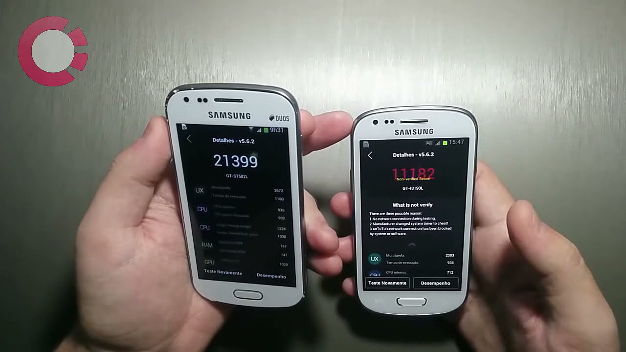 Samsung Galaxy S Duos 2 vs Galaxy S3 Mini – DUELO ANTUTU BENCHMARK 🚀