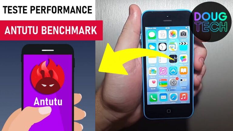 Teste ANTUTU BENCHMARK no iPhone 5c