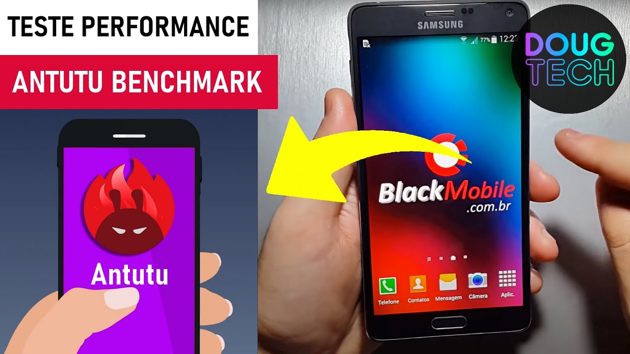 Teste ANTUTU BENCHMARK no Samsung Galaxy Note 4