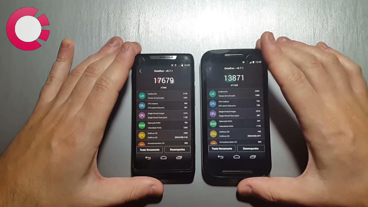 Motorola Razr i vs Moto E / Duelo de Performance com Antutu BenchMark