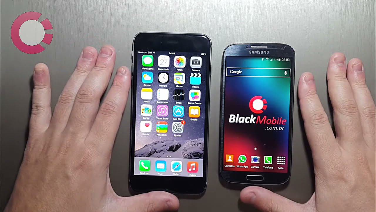 IPhone 6 Plus vs Samsung Galaxy S4 / Comparativo Rápido entre os Modelos