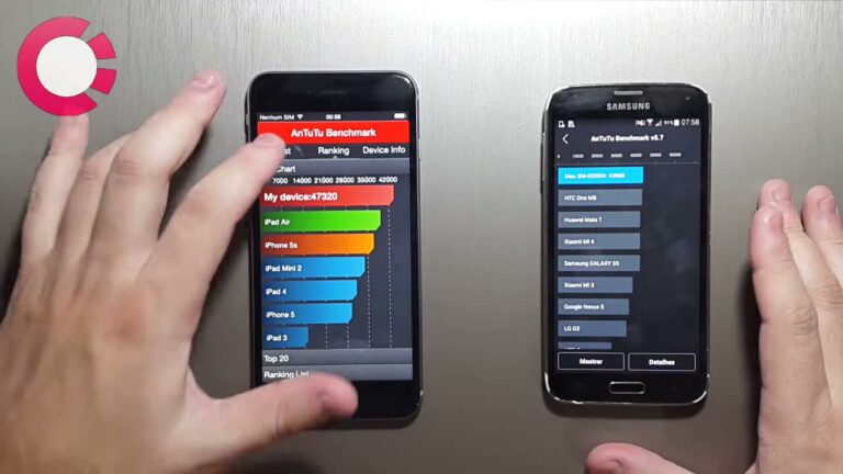 IPhone 6 Plus vs Samsung Galaxy S5 – DUELO ANTUTU BENCHMARK 🚀