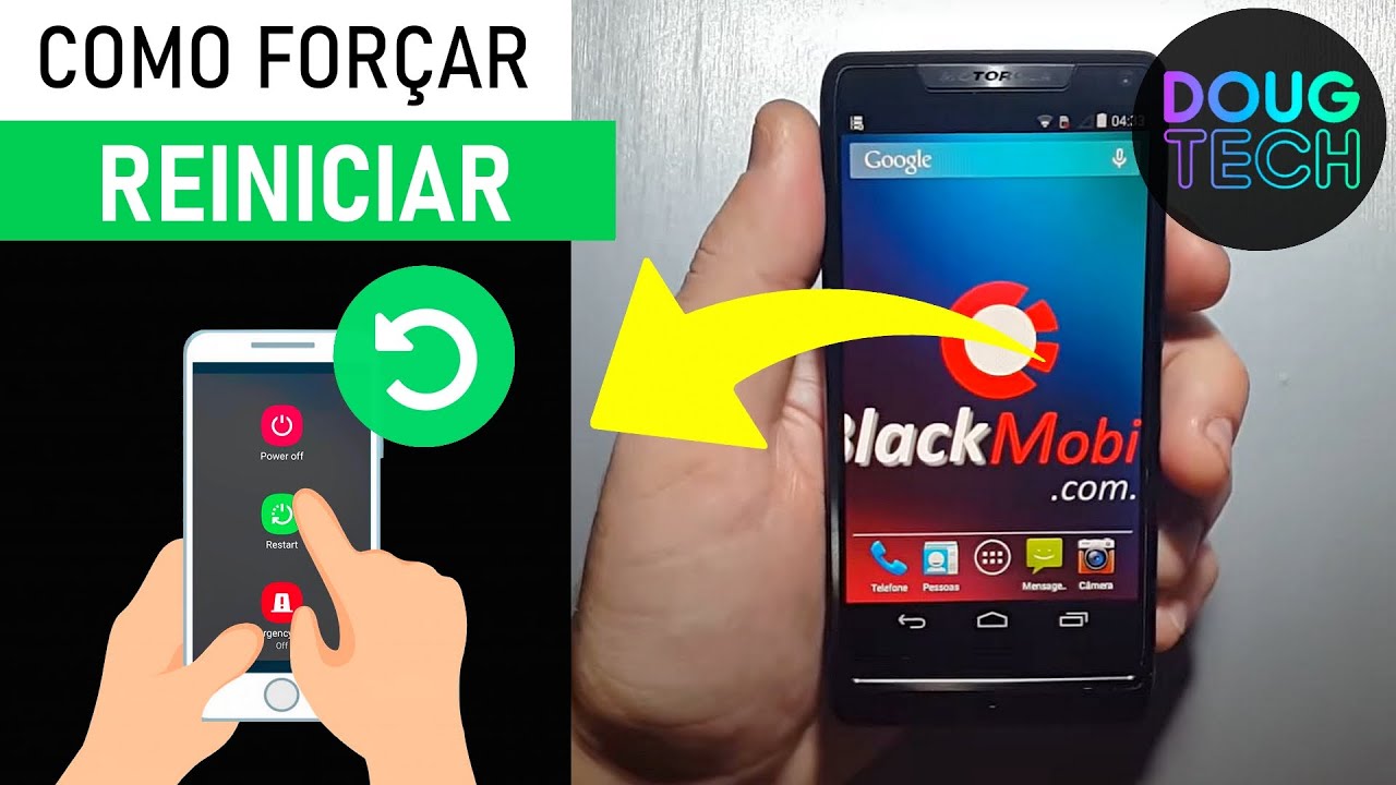 Como DESTRAVAR Motorola Antigo (FORÇAR REINICIAR)