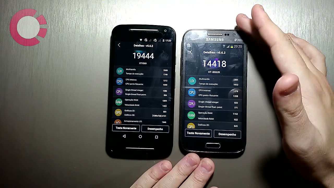 Motorola Moto G2 vs Galaxy Win Duos – DUELO ANTUTU BENCHMARK 🚀