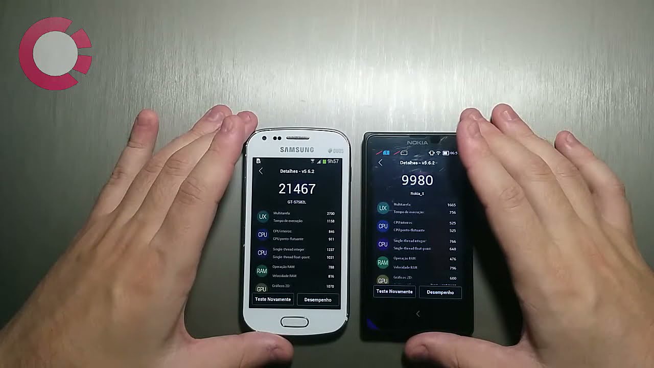 Samsung Galaxy S Duos 2 vs Nokia X – DUELO ANTUTU BENCHMARK 🚀