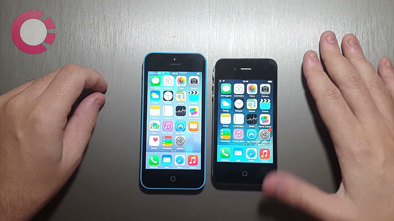 iPhone 5c vs IPhone 4s / Comparativo Rápido entre os Modelo