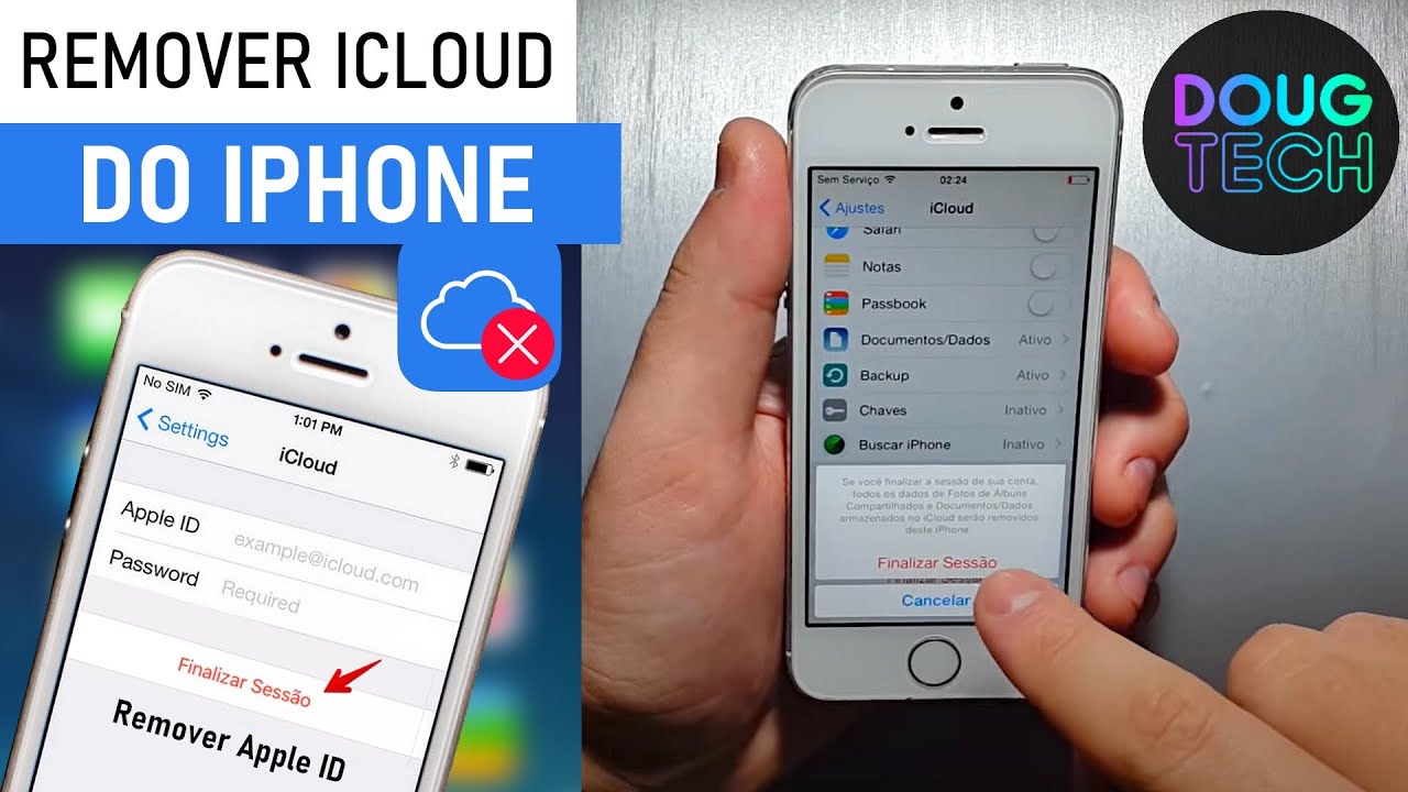 Como REMOVER o iCloud (Apple ID) em iPhone Antigo