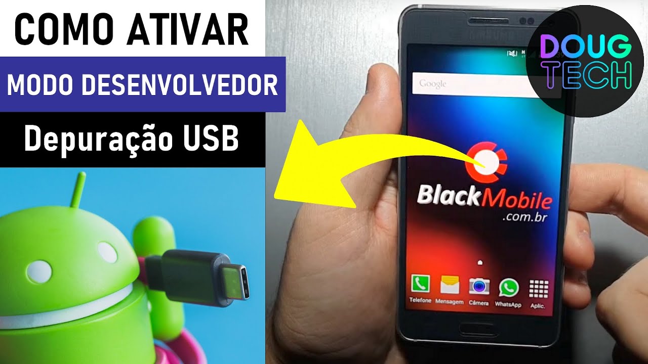 Como Ativar o Modo DESENVOLVEDOR e Depuração USB em Samsung Antigo