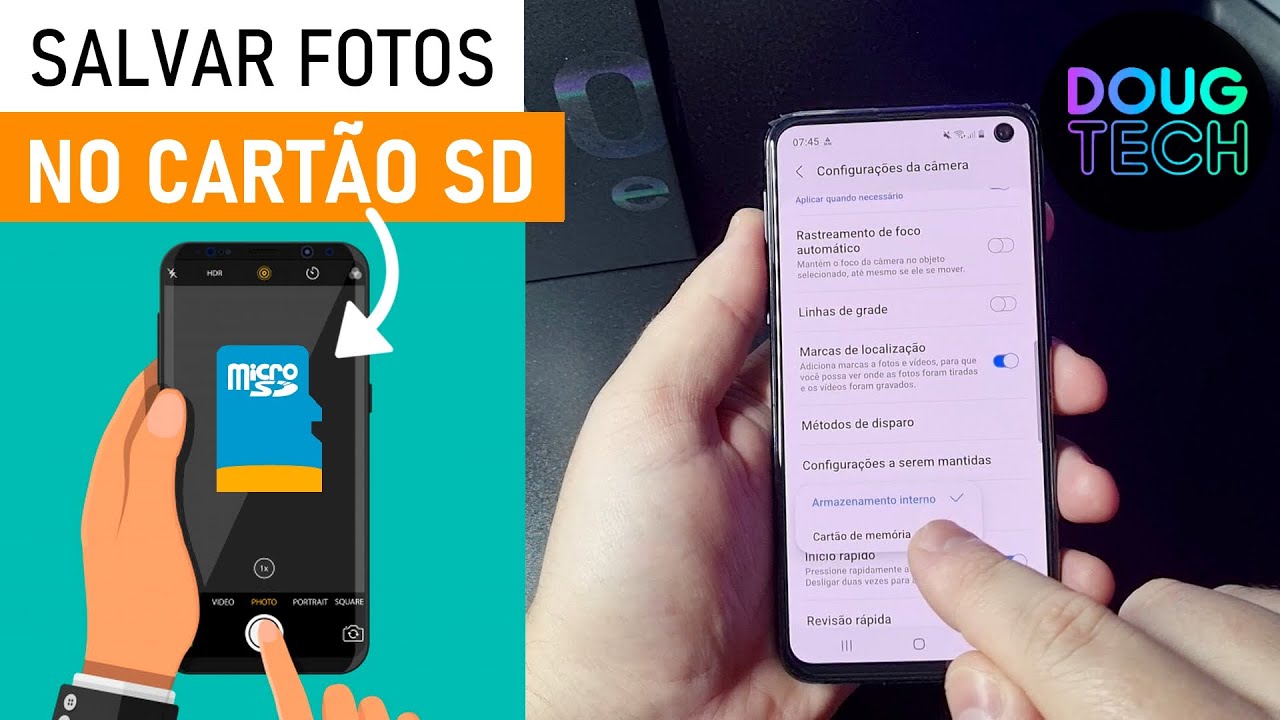 Como Salvar as FOTOS da Câmera DIRETAMENTE no CARTÃO SD no Samsung