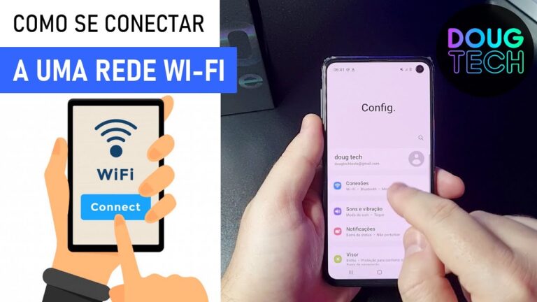 Como se CONECTAR em uma Rede WI-FI no Samsung