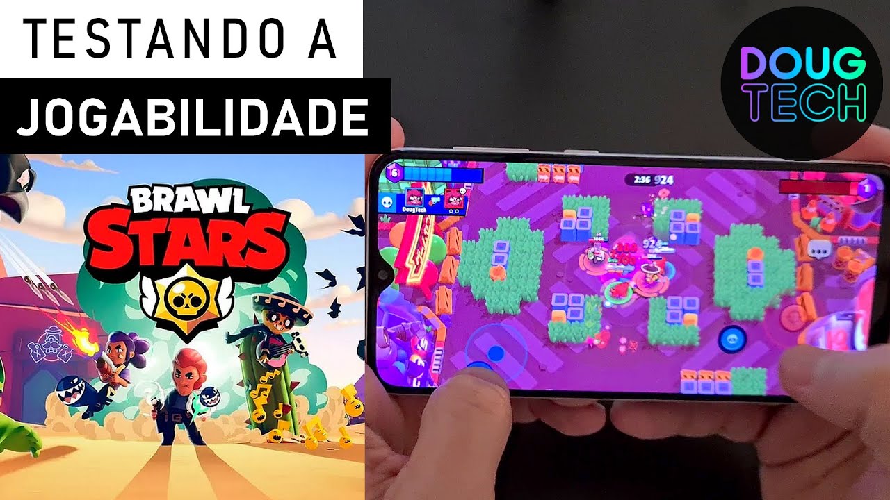 Jogando o Brawl Star no Samsung Galaxy A30s