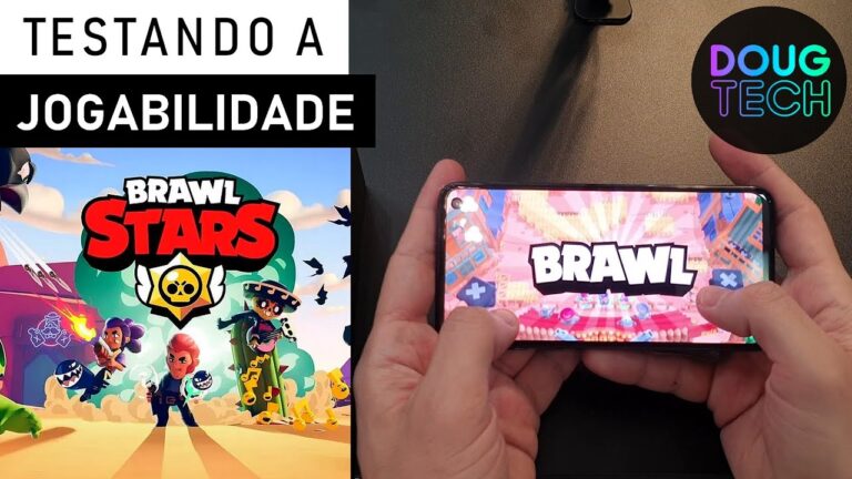 Jogando o Brawl Stars no Samsung Galaxy S10e