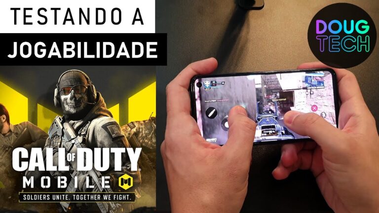 Jogando o Call of Duty no Samsung Galaxy S10e