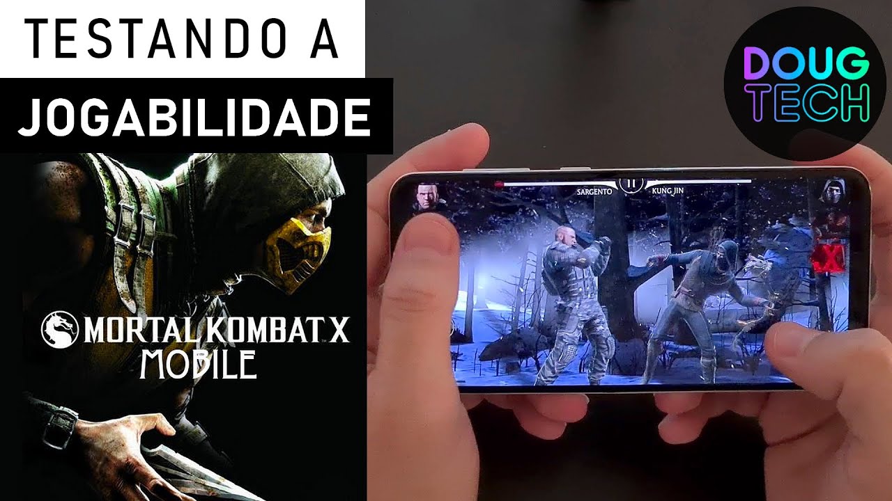 Jogando o Mortal Kombat no Samsung Galaxy A30s