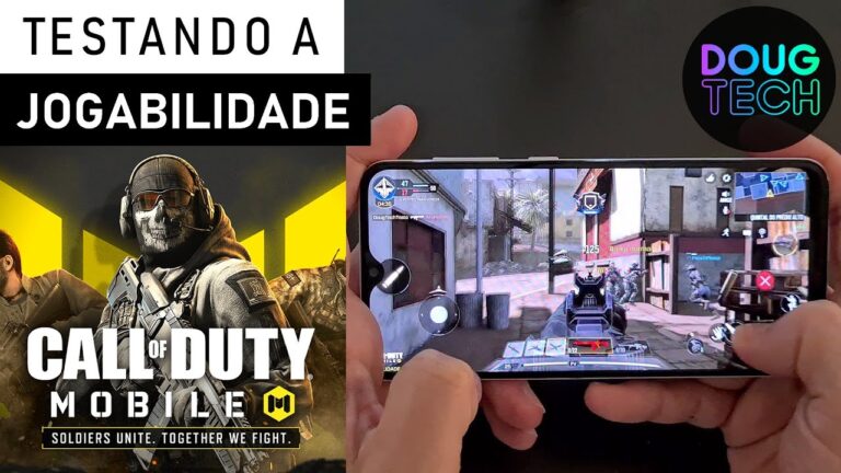 Jogando o Call of Duty no Samsung Galaxy A30s