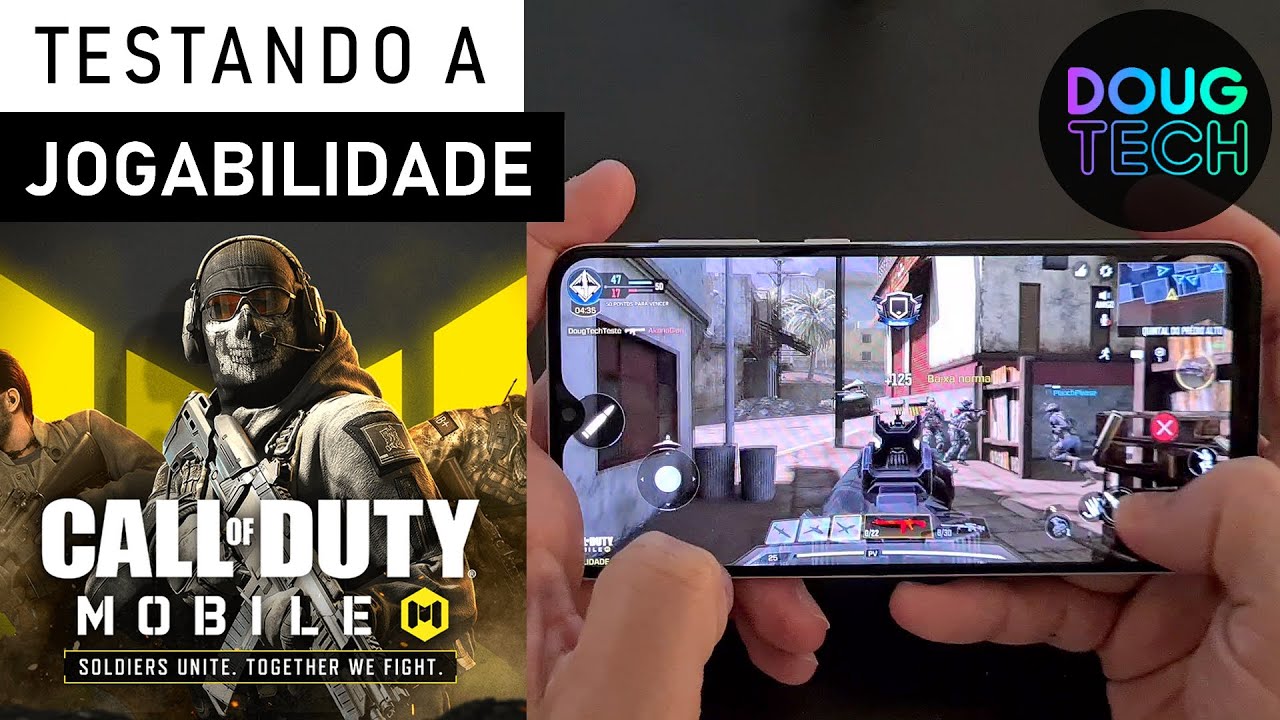 Jogando o Call of Duty no Samsung Galaxy A30s