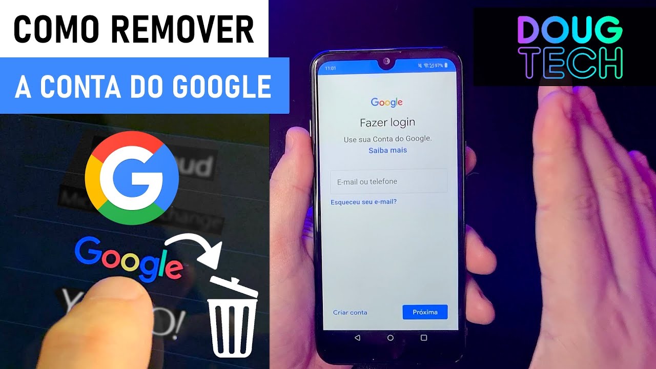 Como Remover/Adicionar a CONTA GOOGLE no LG