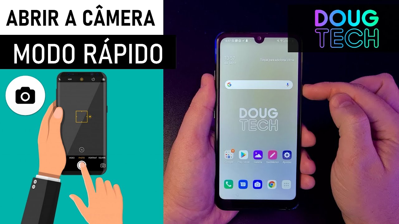 Como ABRIR a CÂMERA de forma RÁPIDA no LG