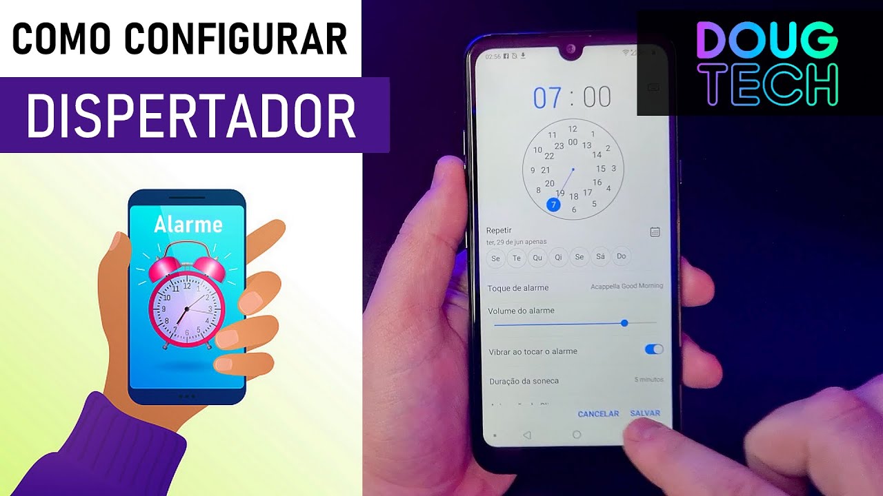 Como Configurar o DESPERTADOR no LG