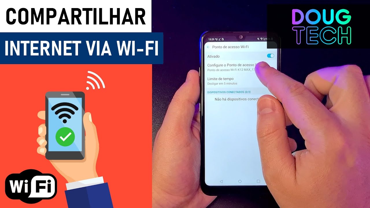 Como Compartilhar INTERNET do LG
