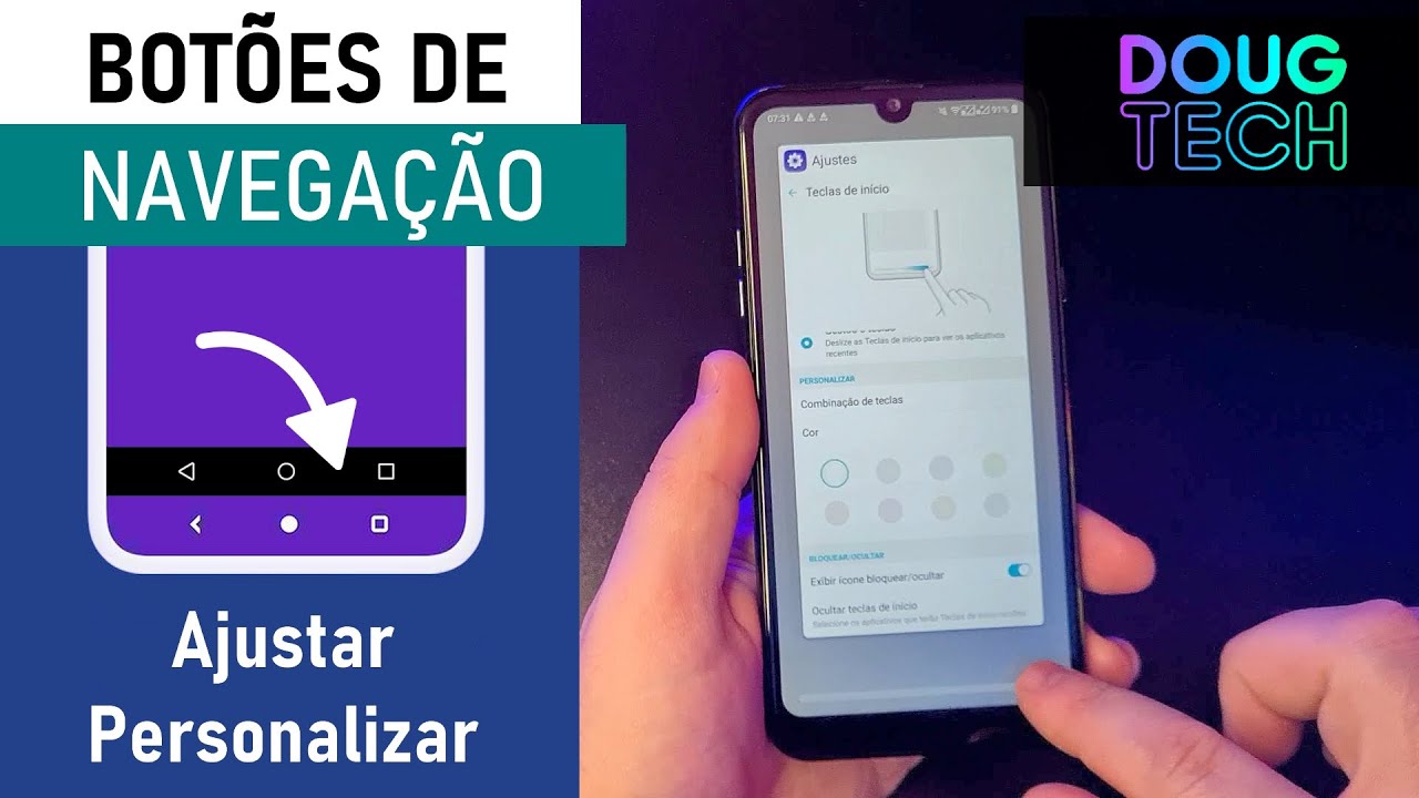Como Alterar a BARRA DE NAVEGAÇÃO no LG