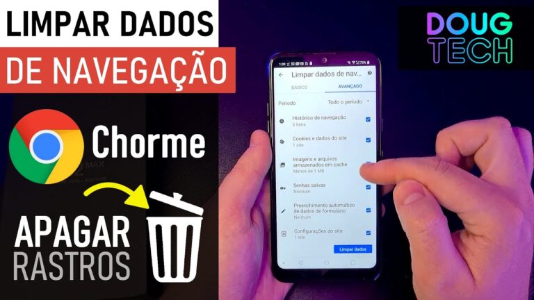 Como apagar os DADOS do NAVEGADOR no LG