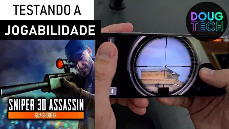 Jogando o Sniper 3D Assassin no Samsung Galaxy A51