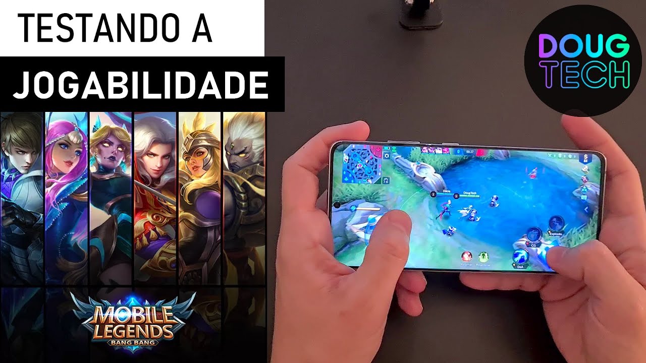 Jogando o Mobile Legends Bang Bang no Samsung Galaxy S21 Ultra