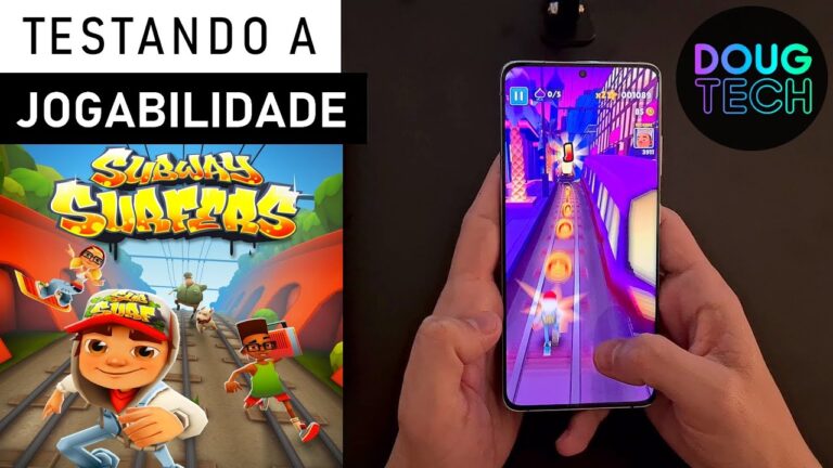 Jogando o Subway Surfers no Samsung Galaxy S21 Ultra