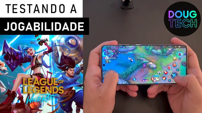 Jogando o League of Legends Wild Rift no Samsung Galaxy S21 Ultra