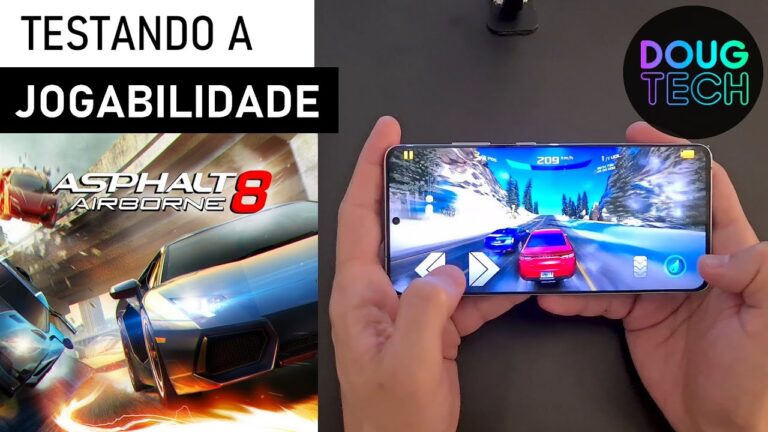 Jogando o Asphalt 8 Airborne no Samsung Galaxy S21 Ultra