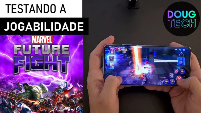Jogando o Marvel Future Fight no Samsung Galaxy S21 Ultra