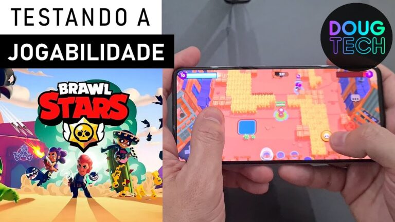 Jogando o Brawl Stars no Samsung Galaxy A51