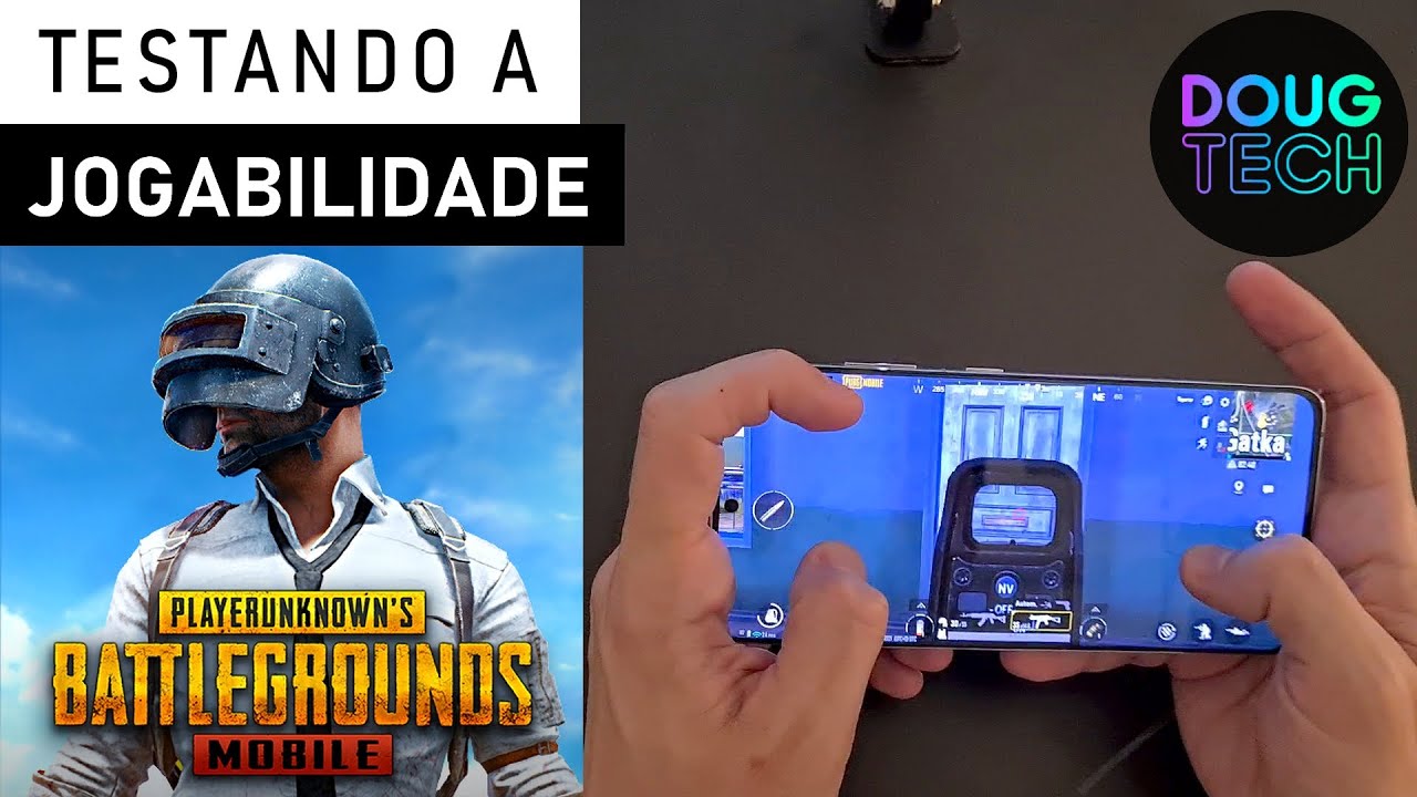 Jogando o PUBG no Samsung Galaxy S21 Ultra