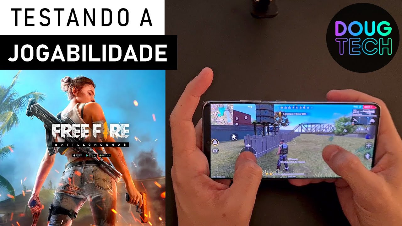 Jogando o Free Fire no Samsung Galaxy S21 Ultra