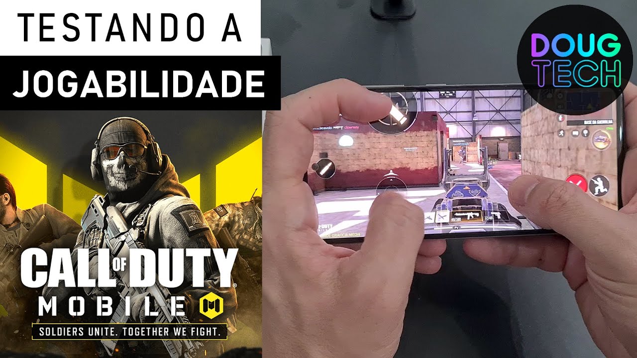 Jogando o Call of Duty no Samsung Galaxy A51