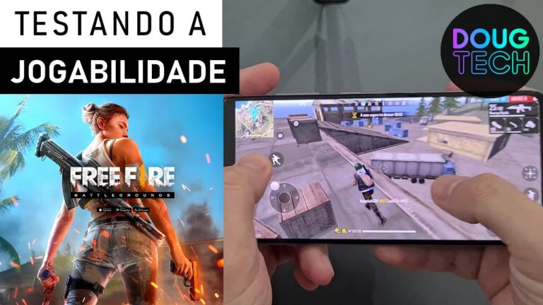 Jogando o Free Fire no Samsung Galaxy A51