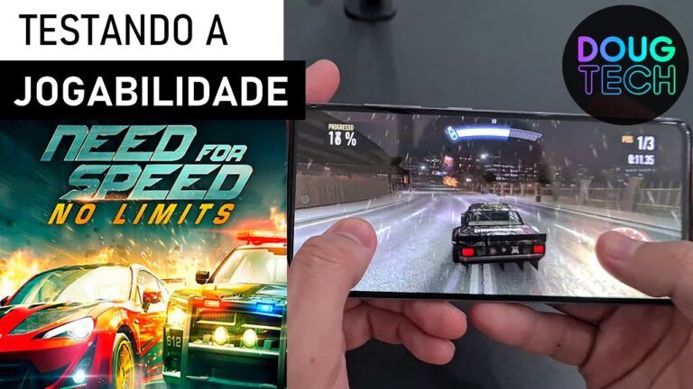 Jogando o Need For Speed No Limits no Samsung Galaxy A51