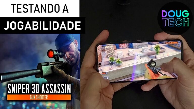 Jogando o Sniper 3D Assassin no Samsung Galaxy S21