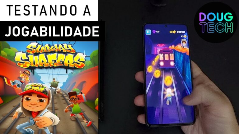 Jogando o Subway Surfers no Samsung Galaxy S21