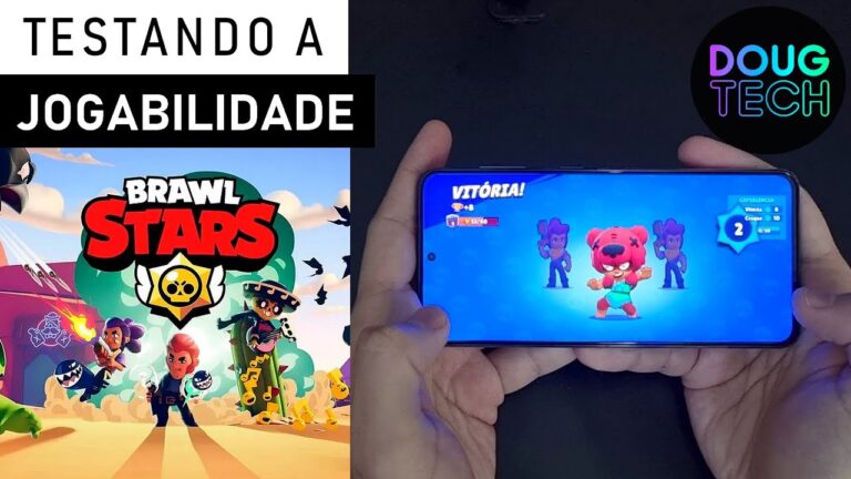 Jogando o Brawl Stars no Samsung Galaxy S21