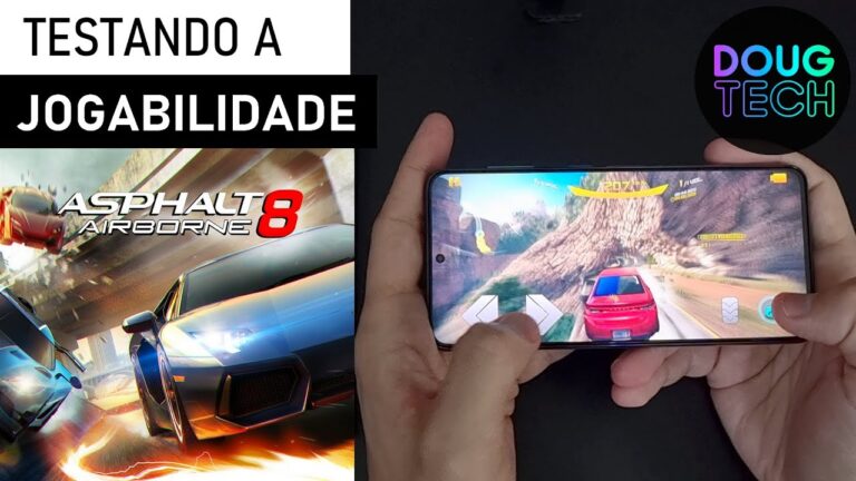 Jogando o Asphalt 8 Airborne no Samsung Galaxy S21