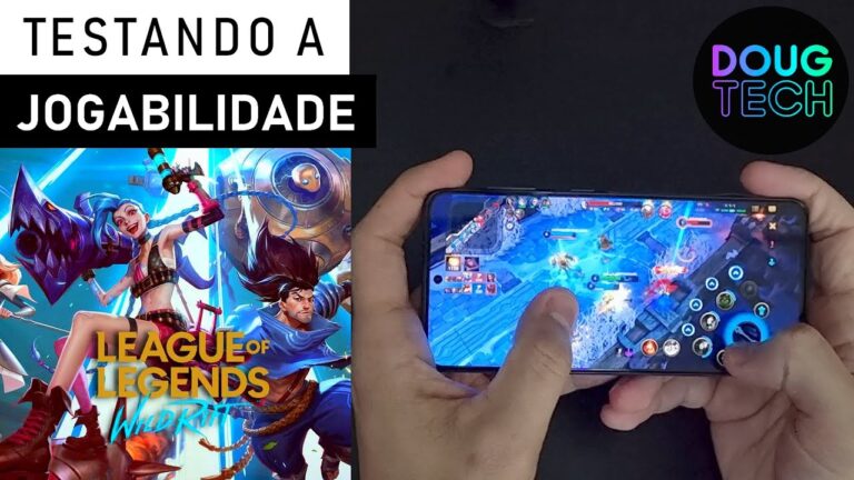 Jogando o League of Legends Wild Rift no Samsung Galaxy S21