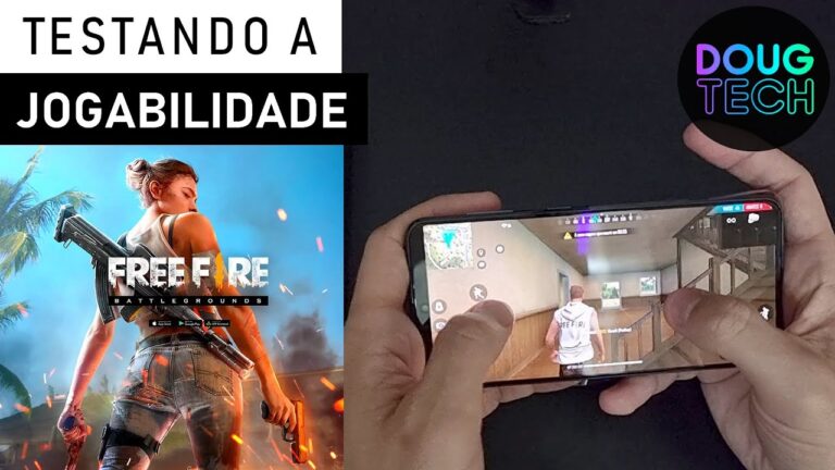 Jogando o Free Fire no Samsung Galaxy S21